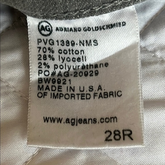 Ag Adriano Goldschmied Light Gray Skinny Jeans - Picture 7 of 10